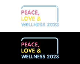 Logo Design entry 2914083 submitted by irfankhakim to the Logo Design for PEACE, LOVE and WELLNESS 2023 run by Dancing Goats