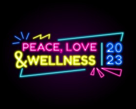 Logo Design Entry 2915466 submitted by stuckattwo to the contest for PEACE, LOVE and WELLNESS 2023 run by Dancing Goats
