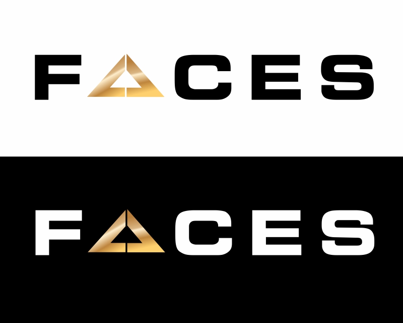 Logo Design entry 2918813 submitted by Ilham Fajri to the Logo Design for FACES with 77 integrated inside the word itself run by veronicaswr