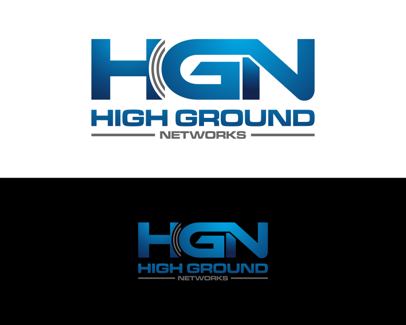 Logo Design entry 2920977 submitted by binbin design to the Logo Design for High Ground Networks run by kmuch