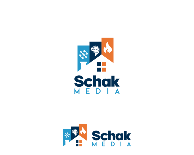 Logo Design entry 2931962 submitted by Digiti Minimi to the Logo Design for Schak Media run by weatherdeveloper