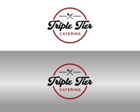 Logo Design entry 2923110 submitted by Atlit_Inovasi19 to the Logo Design for Triple Tier Catering run by theflippingegg