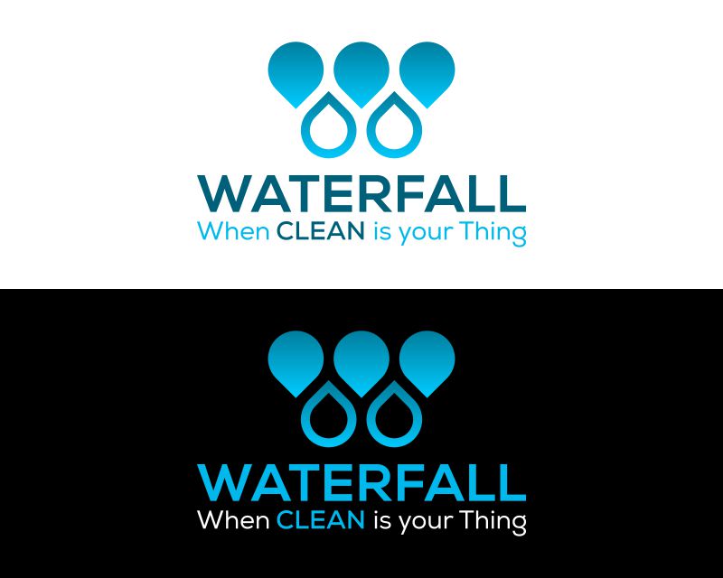 Logo Design entry 2933627 submitted by asun to the Logo Design for WaterfallClean.com run by Stackz