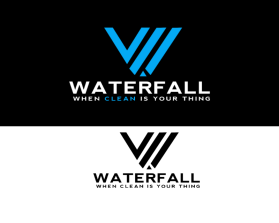 Logo Design Entry 2934365 submitted by Erumcreation8888 to the contest for WaterfallClean.com run by Stackz