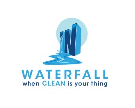 Logo Design Entry 2930615 submitted by FactoryMinion to the contest for WaterfallClean.com run by Stackz