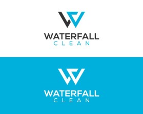 Logo Design Entry 2925191 submitted by asun to the contest for WaterfallClean.com run by Stackz