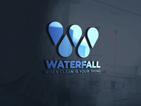Logo Design entry 2953184 submitted by Real to the Logo Design for WaterfallClean.com run by Stackz