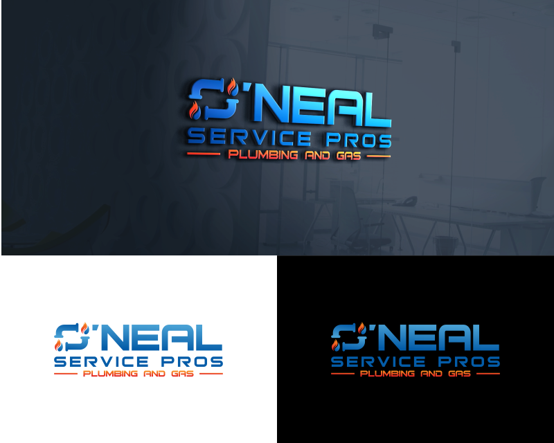 Logo Design entry 2928843 submitted by kintong to the Logo Design for O’Neal Service Pros   Plumbing and Gas run by Wmryano1