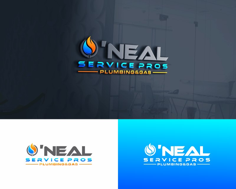 Logo Design entry 2928843 submitted by ecriesdiyantoe to the Logo Design for O’Neal Service Pros   Plumbing and Gas run by Wmryano1