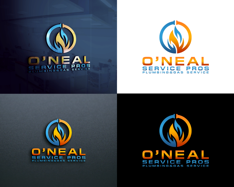 Logo Design entry 2928843 submitted by Pamungkas66 to the Logo Design for O’Neal Service Pros   Plumbing and Gas run by Wmryano1