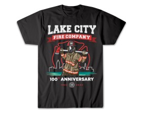 T-Shirt Design entry 2929854 submitted by Armchtrm to the T-Shirt Design for Lake City Fire Company run by lindsayrw