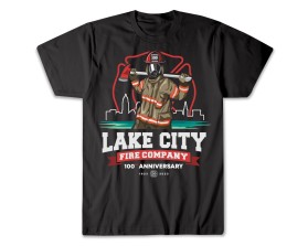 T-Shirt Design entry 2929855 submitted by Armchtrm to the T-Shirt Design for Lake City Fire Company run by lindsayrw