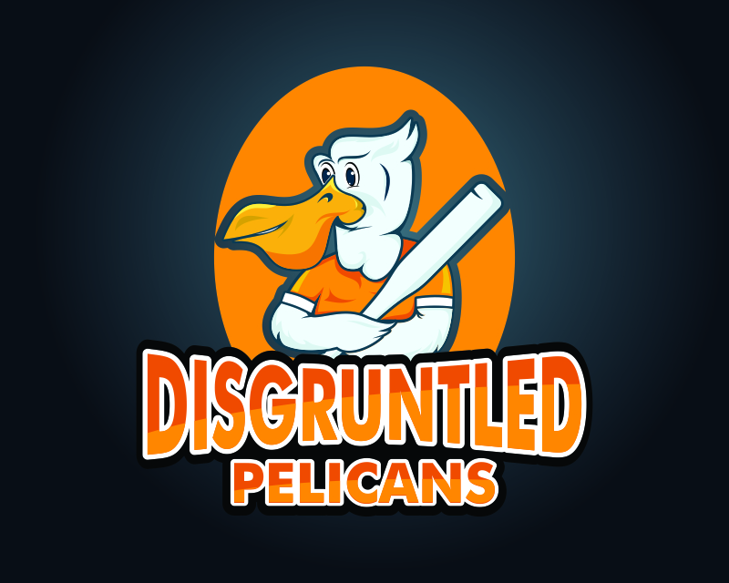 Mascot Design entry 2933850 submitted by FebrianAdi to the Mascot Design for Disgruntled Pelicans run by OasisAviation