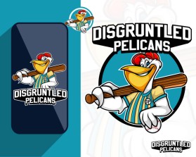 Mascot Design Entry 2936857 submitted by Thushan_S to the contest for Disgruntled Pelicans run by OasisAviation