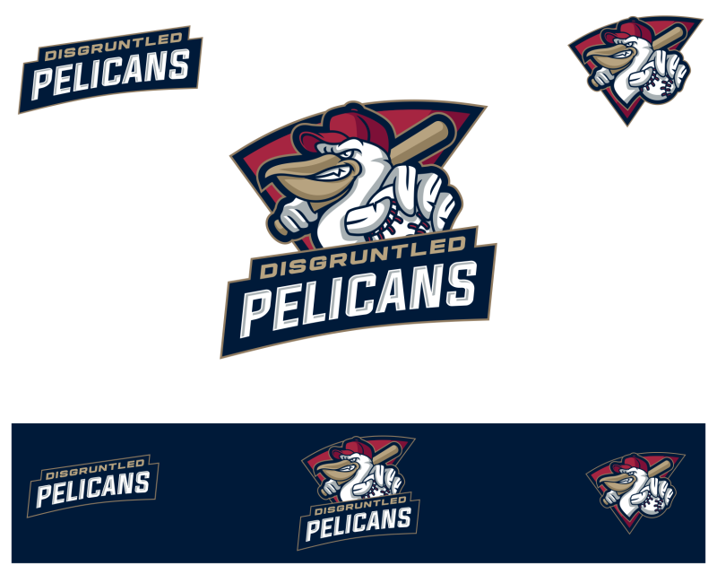 Mascot Design entry 2935022 submitted by Digiti Minimi to the Mascot Design for Disgruntled Pelicans run by OasisAviation