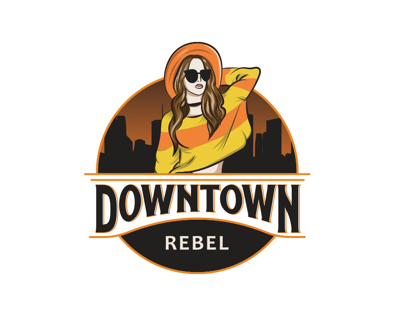 Logo Design entry 2950361 submitted by zahitr to the Logo Design for Downtown Rebel run by Christyshopper