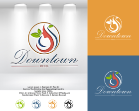 Logo Design entry 2947495 submitted by anameen1122 to the Logo Design for Downtown Rebel run by Christyshopper
