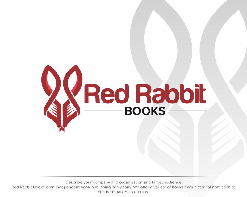 Logo Design entry 2944526 submitted by alpha-dash to the Logo Design for Red Rabbit Books run by GavinMDeWulf