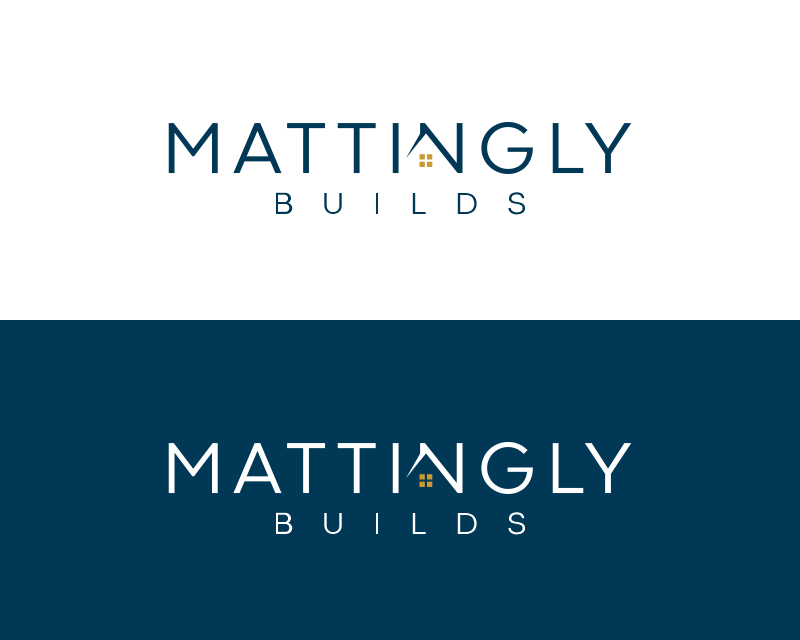 Logo Design entry 2943965 submitted by Tony_Brln to the Logo Design for Mattingly Builds run by Wkmattingly