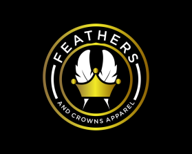Logo Design entry 2937578 submitted by Ilham Fajri to the Logo Design for Feathers and Crowns Apparel run by mikelcallender