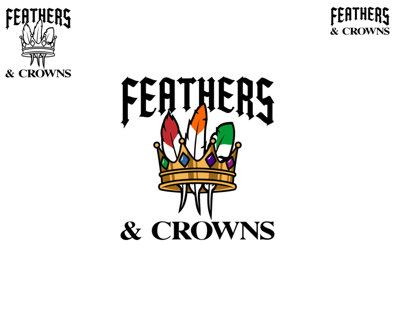 Logo Design entry 2944373 submitted by Digiti Minimi to the Logo Design for Feathers and Crowns Apparel run by mikelcallender