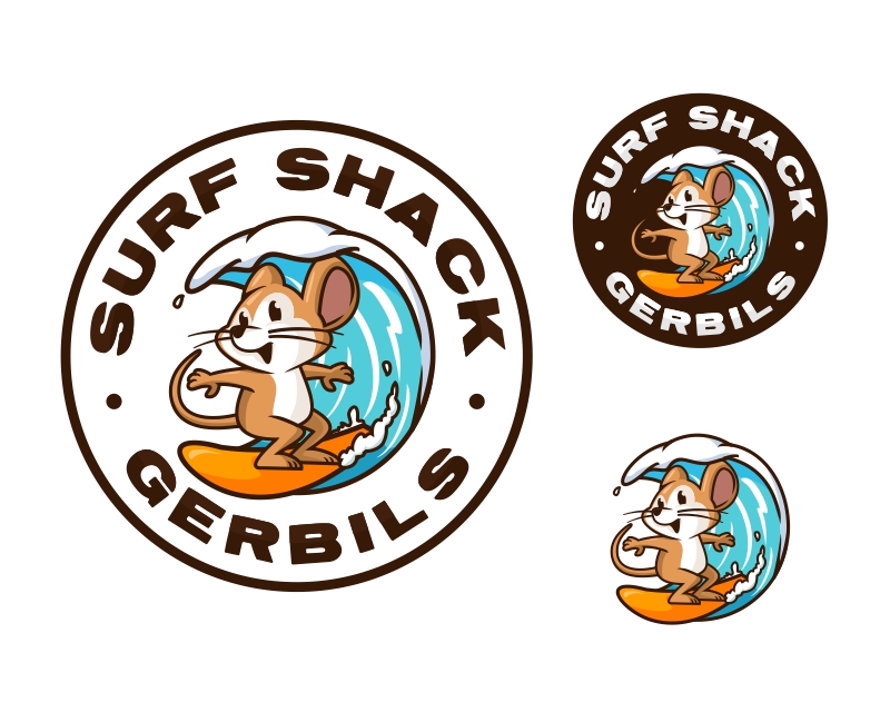 Logo Design entry 2939143 submitted by Armchtrm to the Logo Design for Surf Shack Gerbils run by Seabbatical