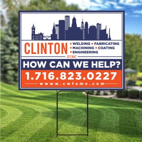 Graphic Design entry 2940792 submitted by sella to the Graphic Design for Yard sign design- Clinton www.cwfame.com run by danieljhutchinson