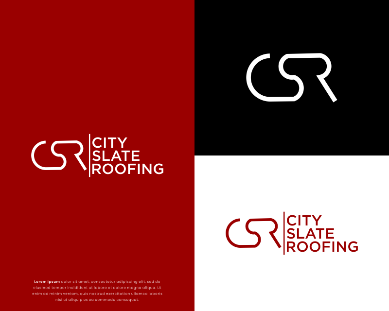 Logo Design entry 2940135 submitted by kipli to the Logo Design for City slate roofing run by DavidReid76