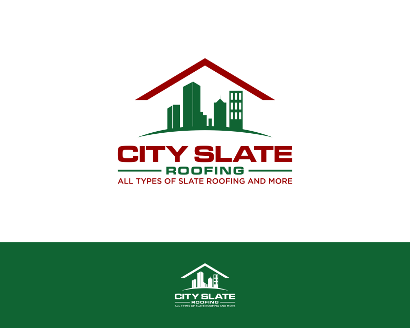 Logo Design entry 2940074 submitted by binbin design to the Logo Design for City slate roofing run by DavidReid76