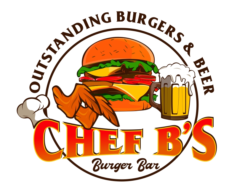 Logo Design entry 2941411 submitted by Ilham Fajri to the Logo Design for Chef B's Chicken and Burger Bar run by Chefb01