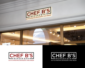 Logo Design entry 2940997 submitted by Ilham Fajri to the Logo Design for Chef B's Chicken and Burger Bar run by Chefb01