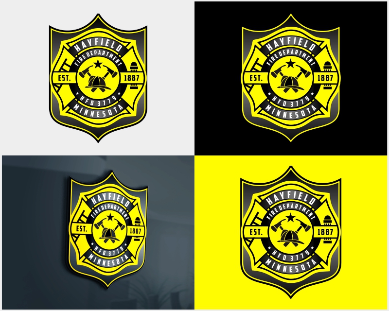 Logo Design entry 2945486 submitted by mustafin to the Logo Design for Hayfield Fire Department run by Hayfieldfd