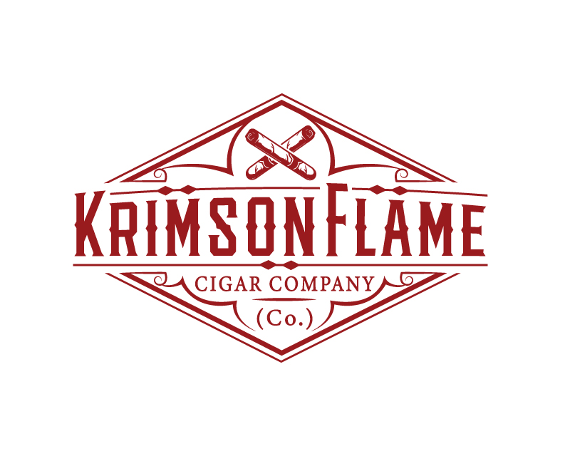 Logo Design entry 2944437 submitted by plexdesign to the Logo Design for Krimson Flame Cigar Company (Co.) run by Nupeswagg