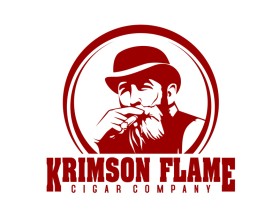Logo Design entry 2942593 submitted by Armchtrm to the Logo Design for Krimson Flame Cigar Company (Co.) run by Nupeswagg