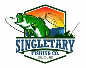 Logo Design entry 2944646 submitted by alpha-dash to the Logo Design for Singletary Fishing Co. run by mikesingletary13