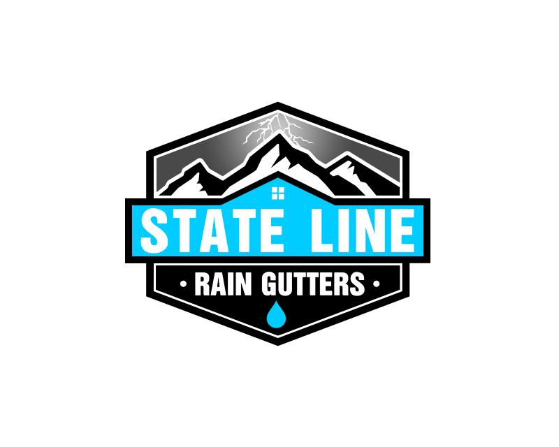 Logo Design entry 2944147 submitted by iosiconsdesign to the Logo Design for State Line Rain Gutters run by benstevenson