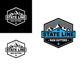 Logo Design Entry 2944180 submitted by wijayaheru84 to the contest for State Line Rain Gutters run by benstevenson