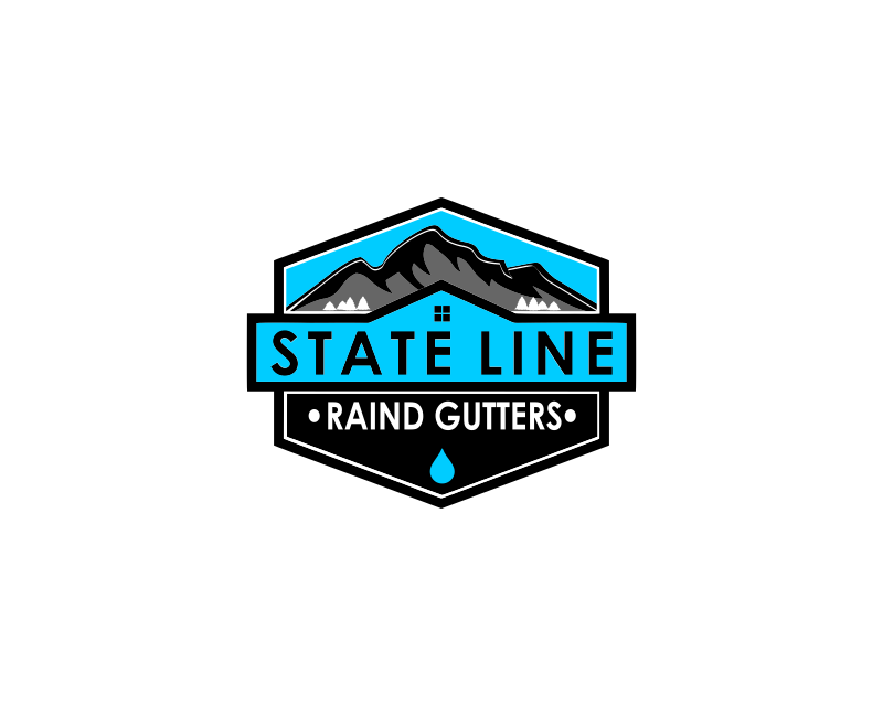 Logo Design entry 2943979 submitted by bery to the Logo Design for State Line Rain Gutters run by benstevenson