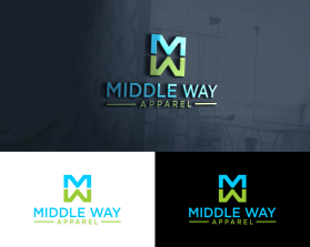 Logo Design entry 2944256 submitted by anameen1122 to the Logo Design for MiddleWay Apparel run by MiddleWayApparel