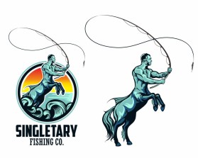 Mascot Design Entry 3064525 submitted by Nurafifa to the contest for Singletary Fishing Co. run by mikesingletary13