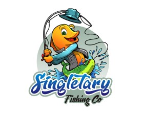 Mascot Design Entry 3062068 submitted by Suhaimi to the contest for Singletary Fishing Co. run by mikesingletary13
