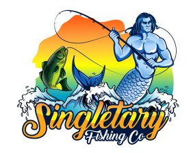 Mascot Design Entry 3063755 submitted by DEBDAN to the contest for Singletary Fishing Co. run by mikesingletary13