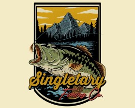 Graphic Design entry 2954342 submitted by faisalartwork to the Graphic Design for Singletary Fishing Co. run by mikesingletary13
