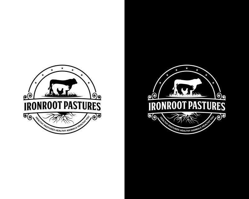 Logo Design entry 2956155 submitted by nosukar to the Logo Design for ironrootpastures.com run by ironrootpastures