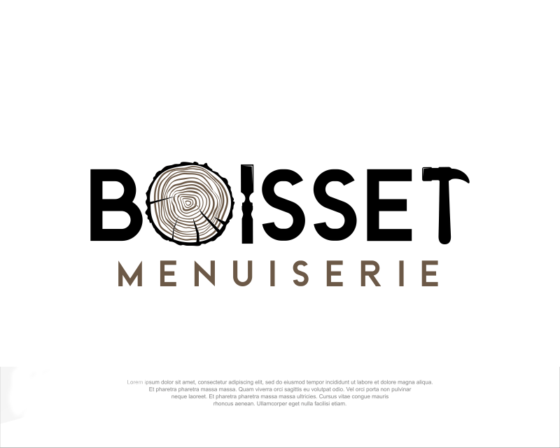 Logo Design entry 2957331 submitted by khaira to the Logo Design for Boisset Menuiserie run by Bois8