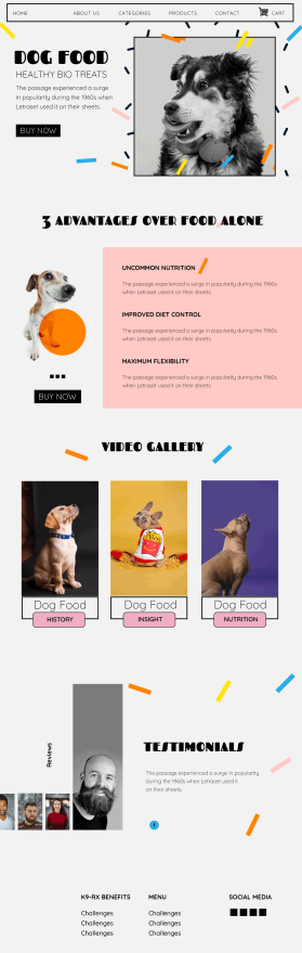Web Design entry 3068533 submitted by Ban