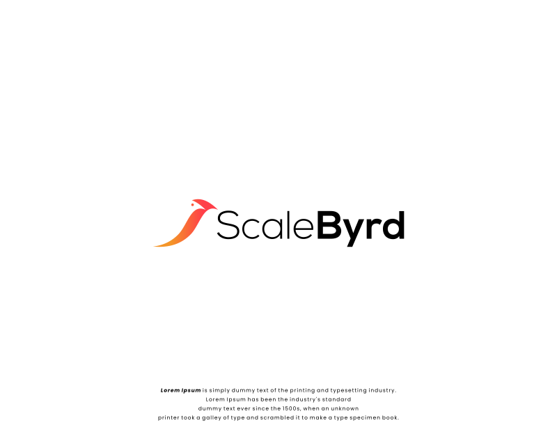 Logo Design entry 2961904 submitted by manaf to the Logo Design for ScaleByrd run by jarinfrye