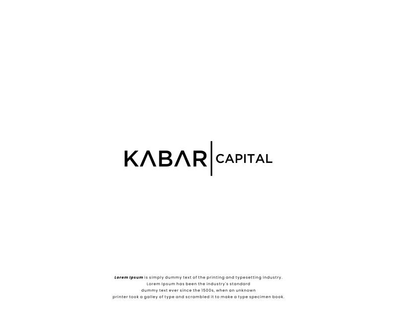 Logo Design entry 2954298 submitted by manaf to the Logo Design for Kabar Capital run by RBarbieri