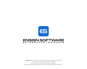 Logo Design entry 2957921 submitted by donang to the Logo Design for Ensign.Software run by jonsg123