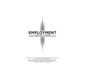Logo Design entry 2957298 submitted by andsue to the Logo Design for Employment Law Solutions run by terrierfitness